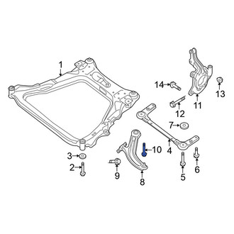 Nissan OE - Rear Suspension Control Arm Bolt