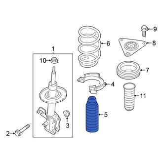Nissan OE - Front Suspension Strut Bellows