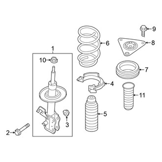 Nissan OE - Front Suspension - Struts & Components (SL Hybrid / SV Hybrid)