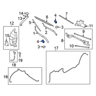 Nissan OE - Wiper Arm Cap