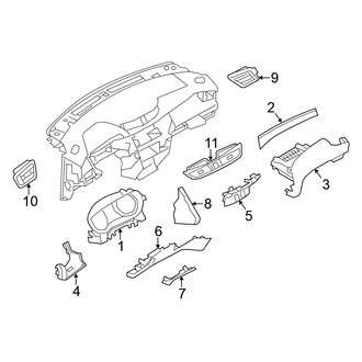 Nissan OE - Instrument Panel Components