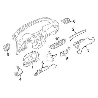 Nissan OE - Instrument Panel Components (SL Hybrid / SV Hybrid)