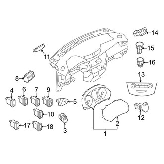 Nissan OE - Instrument Panel - Cluster & Switches