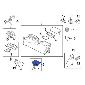 Nissan OE - Console Cup Holder