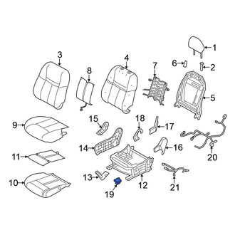 Nissan OE - Air Bag Seat Sensor Mat