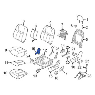 Nissan OE - Front Left Outer Seat Frame Trim Panel