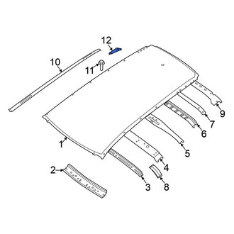 Nissan OE - Rear Right Liftgate Hinge Cover