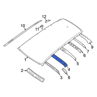 Nissan OE - Center Front Roof Bow