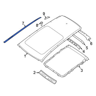 Nissan OE - Left Roof Molding
