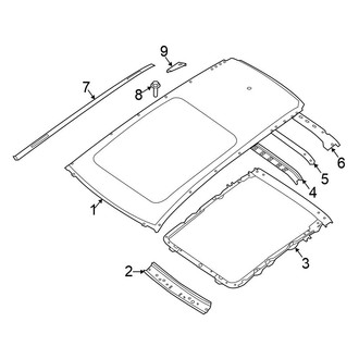 Nissan OE - Roof & Components (With Sunroof)