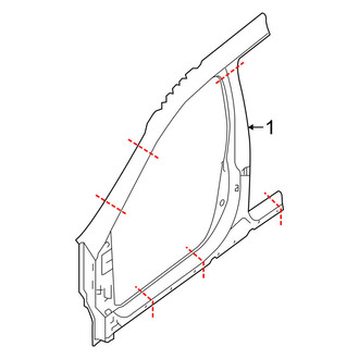Nissan OE - Pillars, Rocker & Floor - Aperture Panel