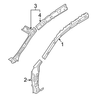 Nissan OE - Pillars, Rocker & Floor - Hinge Pillar