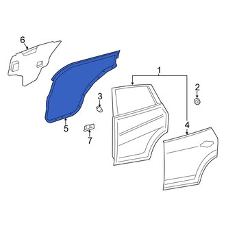 Nissan OE - Rear Left Door Seal