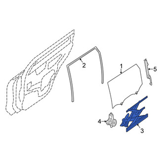 Nissan OE - Rear Right Window Regulator
