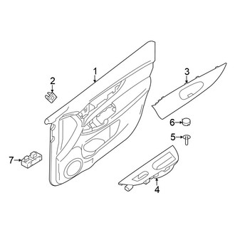 Nissan OE - Rear Door - Interior Trim