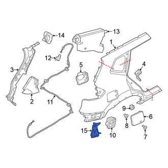 Nissan OE - Rear Left Lower Quarter Panel Extension