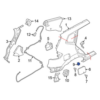 Nissan OE - Fuel Door Spring