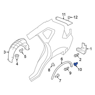 Nissan OE - Wheel Arch Molding Grommet
