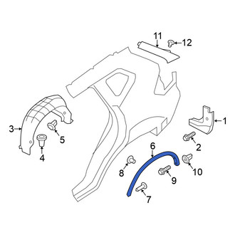 Nissan OE - Rear Left Wheel Arch Molding