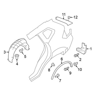 Nissan OE - Quarter Panel - Exterior Trim