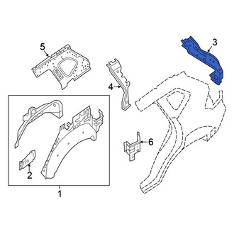Nissan OE - Right Outer Body D-Pillar