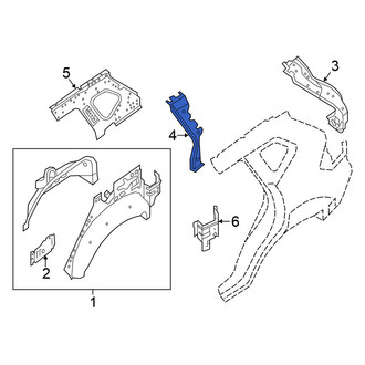 Nissan OE - Left Body C-Pillar Reinforcement