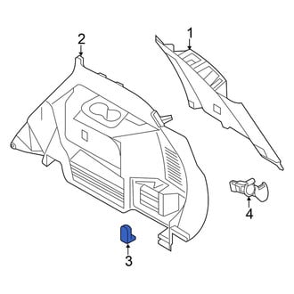 Nissan OE - Rear Tie Down Hook