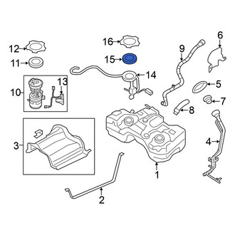 Nissan OE - Fuel Pump Tank Seal