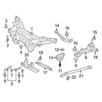 Nissan OE - Front Suspension Control Arm Bolt