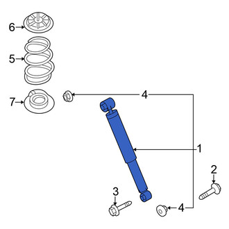 Nissan OE - Rear Suspension Shock Absorber