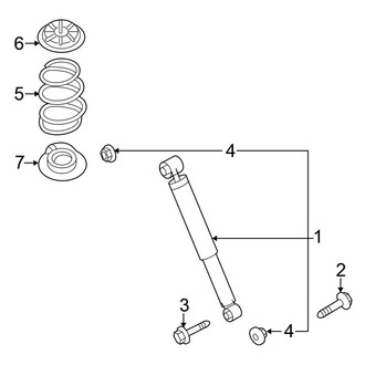 Nissan OE - Rear Suspension - Shocks & Components (SL Hybrid / SV Hybrid FWD)