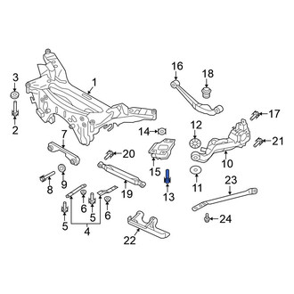 Nissan OE - Rear Suspension Knuckle Bolt