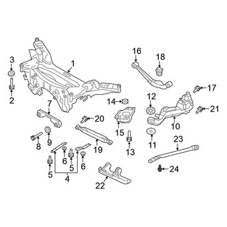 Nissan OE - Front Suspension Control Arm Bolt