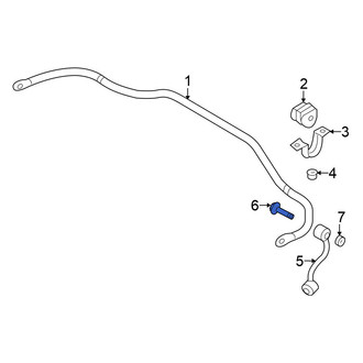 Nissan OE - Rear Suspension Stabilizer Bar Link Bolt