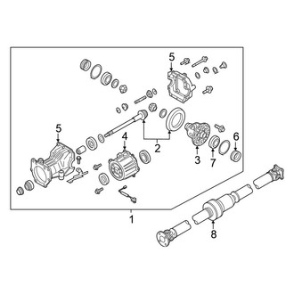 Nissan OE - Rear Suspension - Axle & Differential (AWD)