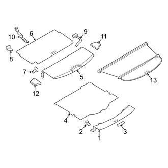 Nissan OE - Rear Body & Floor - Interior Trim (W/O 3rd Row Seat)