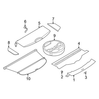 Nissan OE - Rear Body & Floor - Interior Trim (With 3rd Row Seat)
