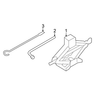 Nissan OE - Rear Body & Floor - Jack & Components (With Japan Built, W/O Japan Built)