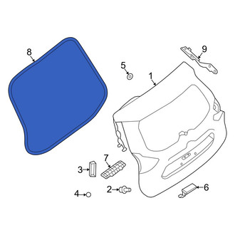 Nissan OE - Rear Hatch Seal