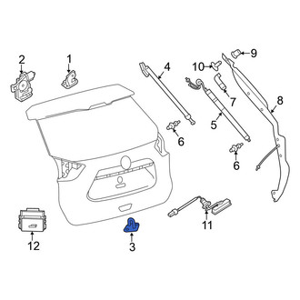 Nissan OE - Rear Liftgate Lock Striker Plate
