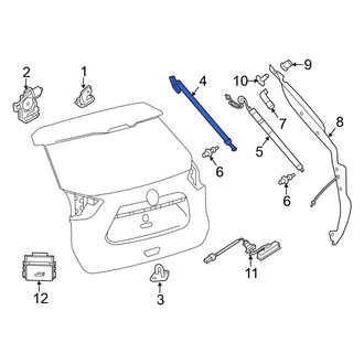 Nissan OE - Left Liftgate Lift Support
