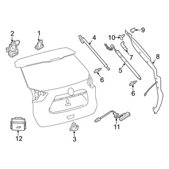 Nissan OE - Lift Gate - Lock & Hardware