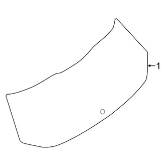 Nissan OE - Lift Gate - Glass