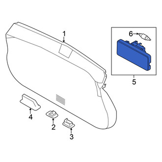 Nissan OE - Rear Cargo Area Light