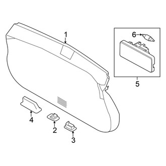 Nissan OE - Lift Gate - Interior Trim