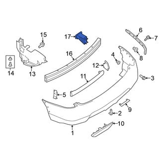 Nissan OE - Front Left Bumper Impact Bar Bracket