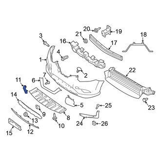 Nissan OE - Front Right Fog Light Trim