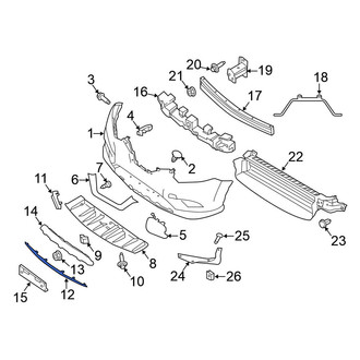 Nissan OE - Front Lower Bumper Trim