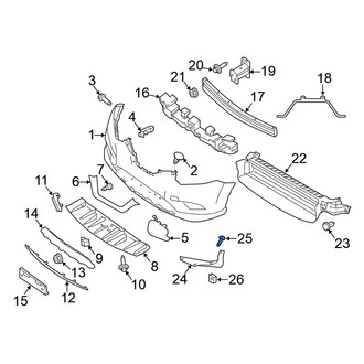 Nissan OE - Spoiler Screw