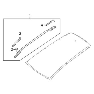 Nissan OE - Roof Rack (W/O Sunroof)